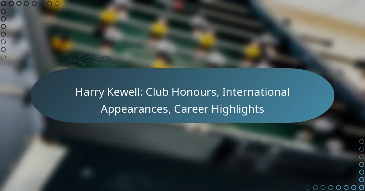 Read more about the article Harry Kewell: Club Honours, International Appearances, Career Highlights