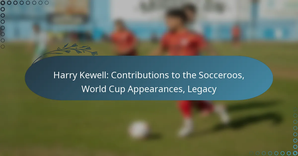 Read more about the article Harry Kewell: Contributions to the Socceroos, World Cup Appearances, Legacy