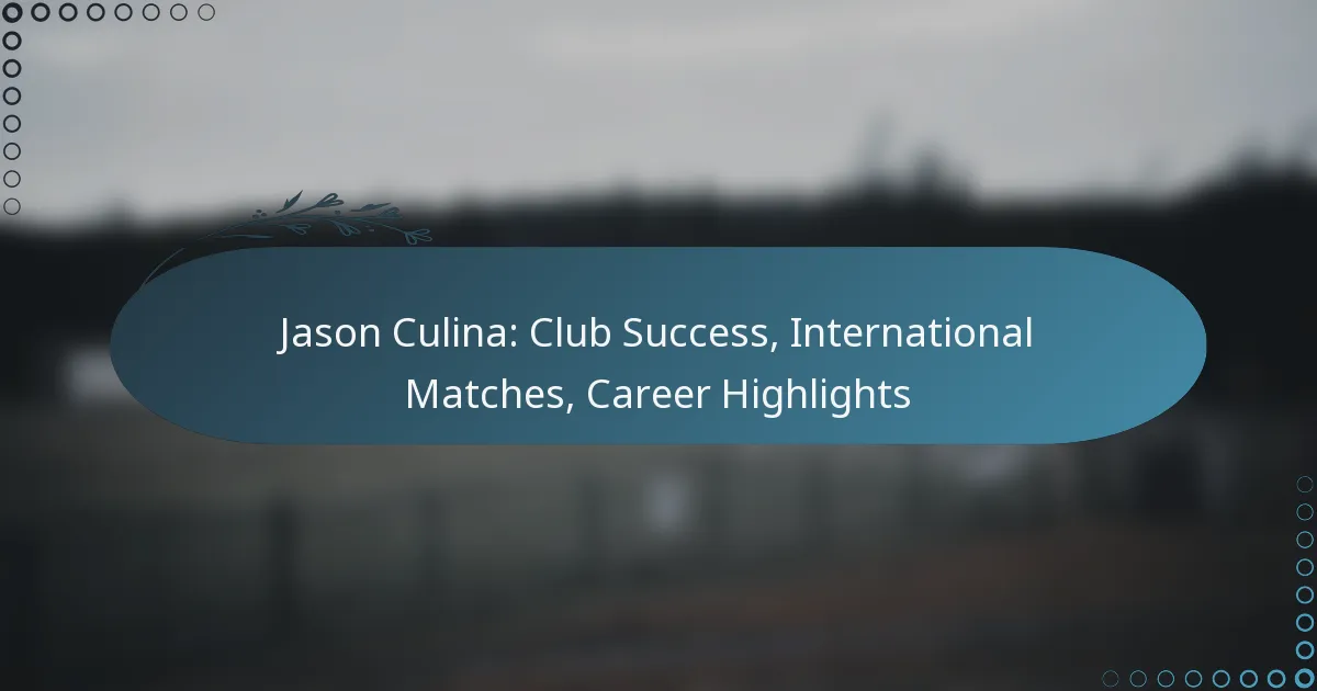 Read more about the article Jason Culina: Club Success, International Matches, Career Highlights